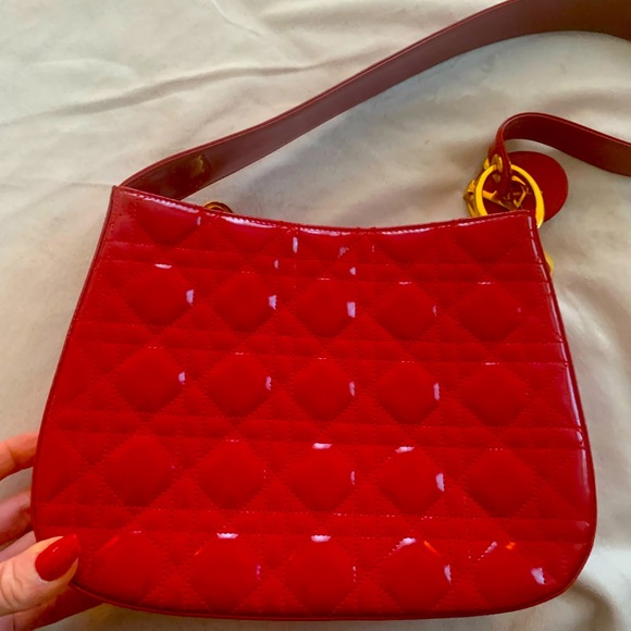 Dior Handbags - Authentic Lady Dior Vintage Cannage Shoulder Bag with charms